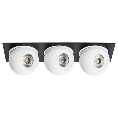 i537646464 Lightstar Intero точечный светильник, 9Вт, 4000K, 2550лм, черный