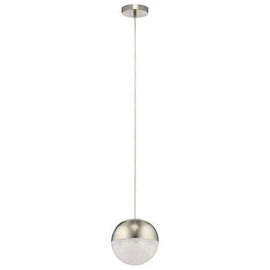Moonlit 7.75" 1 Light LED Pendant Brushed Nickel подвесной светильник 83956 Kichler