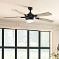60" Humble 5 Blade LED Indoor Ceiling Fan Anvil Iron люстра-вентилятор 300415AVI Kichler — фото 2