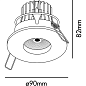 02090201 NUSA LED White downlight настенный светильник Faro barcelona