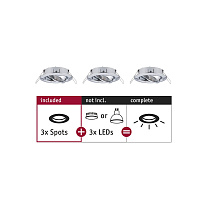 Downlight Choose Basic Set Swivelling round 50°
