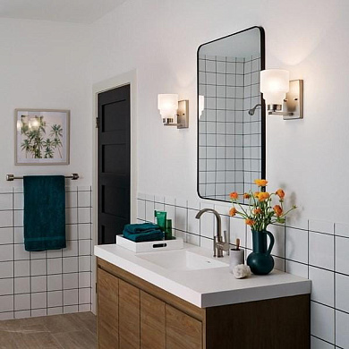 настенный светильник с текстурированным стеклом