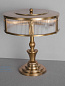 Petitot Латунная настольная лампа прямого света ручной работы Patinas Lighting PID261878