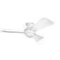 44" Sola Fan Matte White люстра-вентилятор 330151MWH Kichler — фото 4