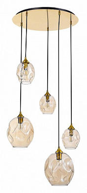 SL1188.303.05 ST-Luce Idesia подвесной светильник, 40Вт, латунь