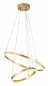 10254/2LED Gold APP Escada Void подвесной светильник, 33Вт, 3000, 4000, 6500K, 4816лм, золото — фото 3