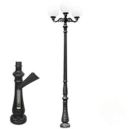 Парковый фонарь Fumagalli TABOR ADAM/GLOBE 300 3L