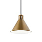 Zailey 9.5" 1 Light Pendant Natural Brass подвесной светильник 52176NBR Kichler — фото 3