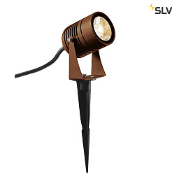 1002203 SLV LED SPIKE ландшафтный прожектор на штыре коричневого цвета