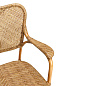 110010 Chair Colony with arm honey finish стул Eichholtz