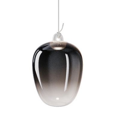 21812 4327 Lodes Oblò SP M LED дизайнерская люстра из выдувного стекла дымчатый