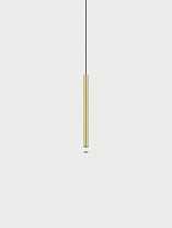 A-TUBE NANO PENDANT SMALL 30CM BLACK CABLE GOLD 2700K (350mA
