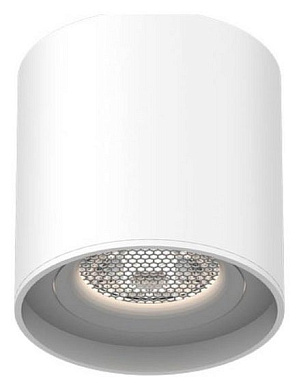 магнитный трековый светильник цилиндрический белого корпуса для магнитного трека 48V