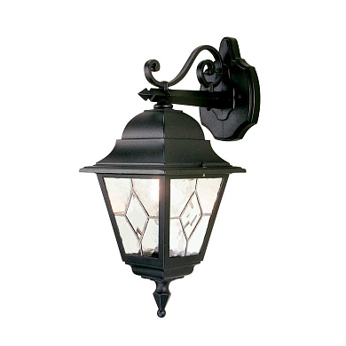 Настенный уличный светильник Norfolk Elstead NR2-BLK черный