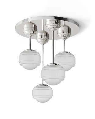 Люстра Allure 107 Devon&Devon, хром ALLURE107CR