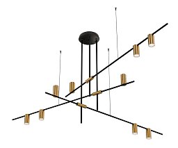 Люстра Kink Light Рия черный/бронза 07621-9,20