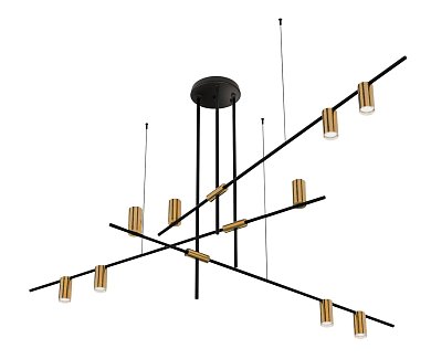 Люстра Kink Light Рия черный/бронза 07621-9,20