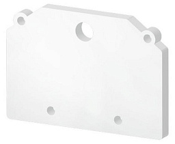 APL.0184.10.05 Aployt Magnetic track 48 flat заглушка для магнитного трека белого цвета для магнитного шинопровода