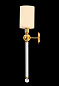 Бра Crystal Lux MIRABELLA AP1 GOLD/WHITE — фото 2