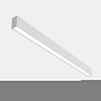 Lineal lighting system Infinite Pro 1136mm Surface Opal 31.6W 4000K CRI 80 Grey IP44 3653lm