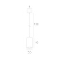 A1516SP-1WH Arte Lamp Canopus точечный подвесной светильник GU10 1х35W — фото 4