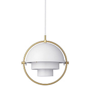 Multi-lite - suspension - Small/Laiton et blanc