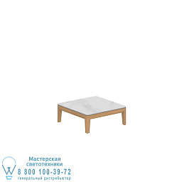 Тиковый стол Calypso Lounge 72x72 см с керамической столешницей Royal Botania