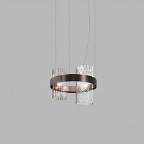 ARMONIA SUSPENSION 50 ДЫМЧАТЫЙ КРИСТАЛЛИЧЕСКИЙ МАТОВЫЙ ЧЕРНЫЙ НИКЕЛЬ_МАТОВЫЙ МЕДНЫЙ 2 E14 CE