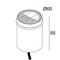13963 9320 ANO Delta Light LOGIC 60 R MOON 24V Встраиваемый светильник — фото 3