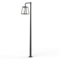 Lampiok 4 N° 4; Satin-finish cylindrical Built-in LED 3000°K warm white 36W; Dark black