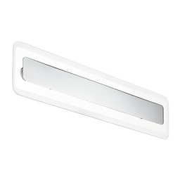8886 Linea Light Group Antille настенное бра прямоугольной формы с зеркальной вставкой хромированное