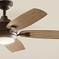 56" Tranquil 5 Blade LED Outdoor Ceiling Fan Olde Bronze люстра-вентилятор 310080OZ Kichler — фото 1