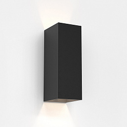 1298007 Astro lighting Oslo настенный светильник с текстурированным корпусом из черного алюминия