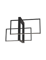 Sandy Black Aluminium & Acrylic LED 26 Watt 220-240Volt 1560Lm 3000K IP20 L: 70 W: 40 H: 40 cm