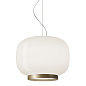 FN210071L_05 Foscarini Chouchin Reverse 1 SP LED дизайнерская люстра из стекла белый; оранжевый — фото 1