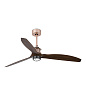 33399WP-10 JUST FAN Ø1280MM COPPER 3 BLADES 17W 3000K W/R люстра с вентилятором Faro barcelona