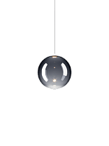 RANDOM SOLO CLUSTER PENDANT ø 14CM GLOSSY SMOKE 3000K CE