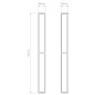 1121066 Mashiko 900 LED Astro lighting настенный светильник полированный хром — фото 4