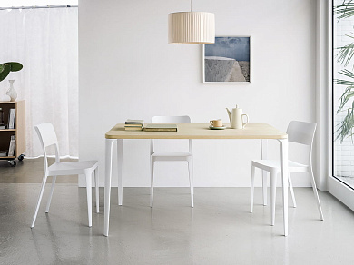 Nené Контрактный стол из шпона прямоугольной формы Midj