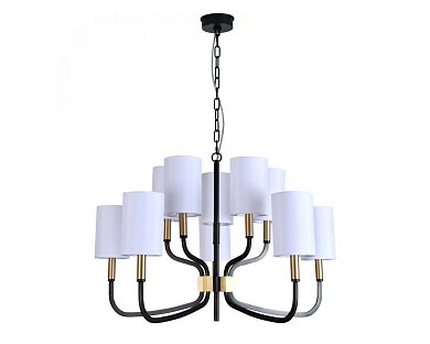 Люстра Newport Darina 35210/C black+brass