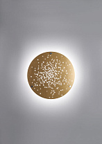 настенно-потолочный светильник бронзового цвета с рельефным плафоном