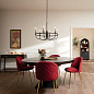 Capitol Hill 22" 6 Light Chandelier Black люстра 52304BK Kichler — фото 2