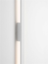 Sandy White Aluminium LED 20Watt 220-240Volt 1200Lm IP65 3000K L:5.3 W:6 H:121 cm