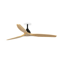 ALO RECESSED L Black/pine fan Wall Control black