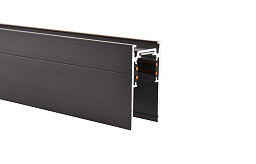 CLT 0.113 01 L3000 BL Crystal Lux SPACE магнитный шинопровод накладного типа черного цвета