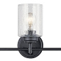 Winslow 3 Light Vanity Light Black настенный светильник 45886BK Kichler — фото 3