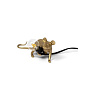 SE15232 Seletti MOUSE LAMP Золотой кабель Lie Down/Lop с черным USB-подключением — фото 2
