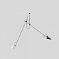 T02-S21-00BB Astep VV Cinquanta SP потолочный светильник чёрный — фото 1