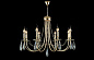 Люстра Crystal Lux VICTORIA SP8 GOLD/AMBER — фото 1