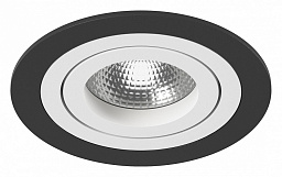 i61706 Lightstar Intero 16 round встраиваемый потолочный светильник черный